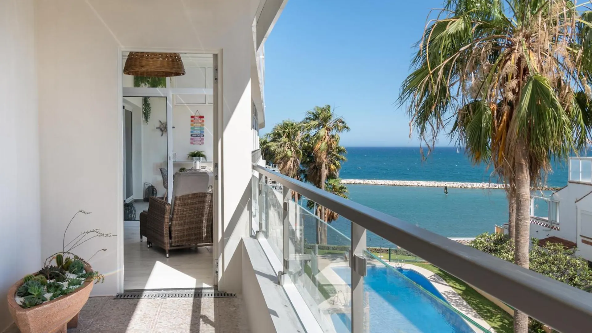 Stunning Beachfront Apartment With Sea Views Benalmadena 0*,  Spain